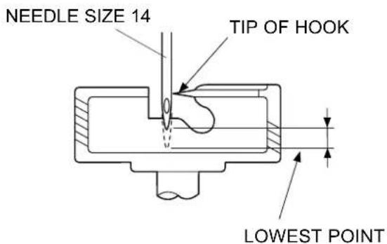 JANOME MC6600P - ADJUSTMENT OF HOOK TIMING - 3