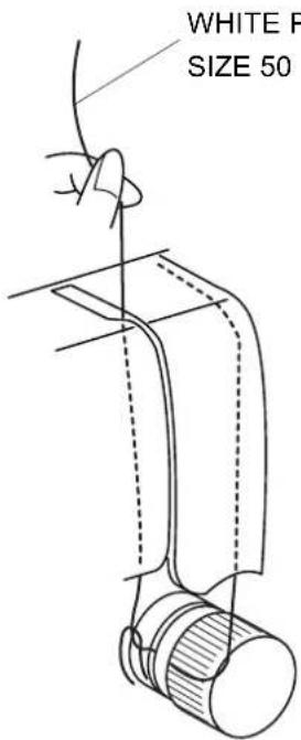 JANOME MC6600P - TO ADJUST THE UPPER THREAD TENSION - 3