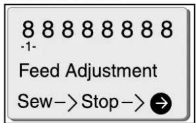 JANOME MC6600P - ADJUSTMENT OF STRETCH STITCH FEED BALANCE - 1