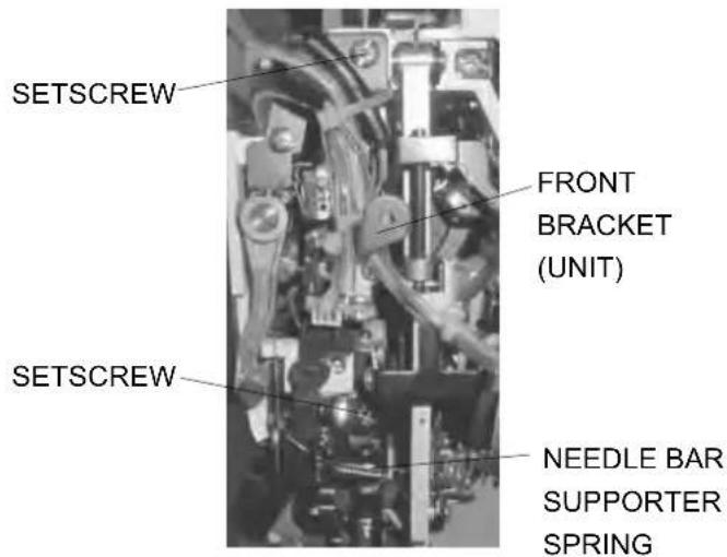 JANOME MC6600P - ADJUSTMENT OF DIRECTION OF PRESSER BAR AND ITS HEIGHT (1) - 1