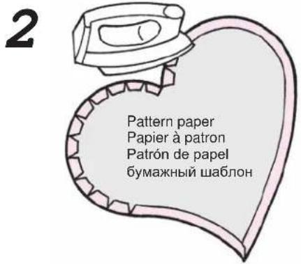 Pattern paper Papier à patron Patrón de papel бумажный шаблон