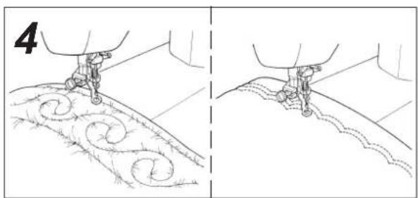 JUKI TL-2000Qi - Quilting foot / Prensatelas de acolchado / Pied ouateur - 4