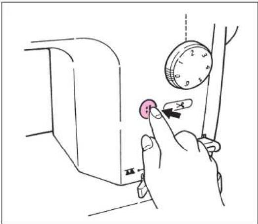 JUKI TL-2000Qi - ■ Bouton de relevage/abaissement de l'aiguille - 1