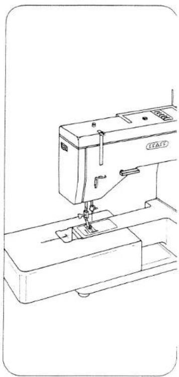 PFAFF 1199 - Attaching the work support, Model 1199/1209 - 5
