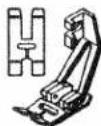 PFAFF 1213 - Inserting patches - 2