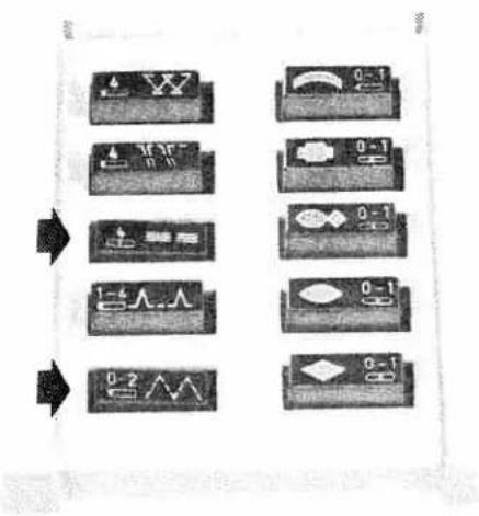 PFAFF 1214 - Sewing on elastic strands - 2