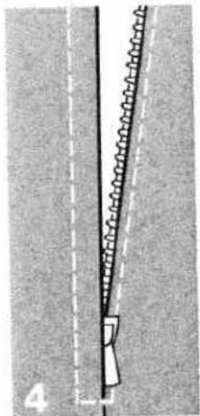 PFAFF 1214 - Zipper insertion - 5