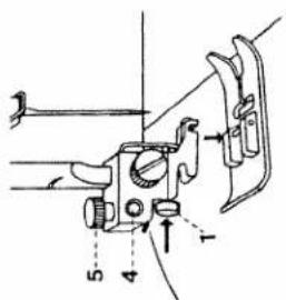 PFAFF 204 - c) Puissance max. admissible de l'ampoule : 15 W. - 1