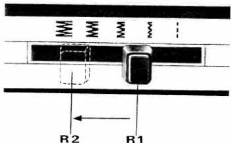 PFAFF 297-1 - Stitch length setting: - 4