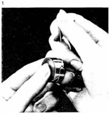 PFAFF 297-1 - Engaging and disengaging the sewing mechanism for bobbin winding - 5