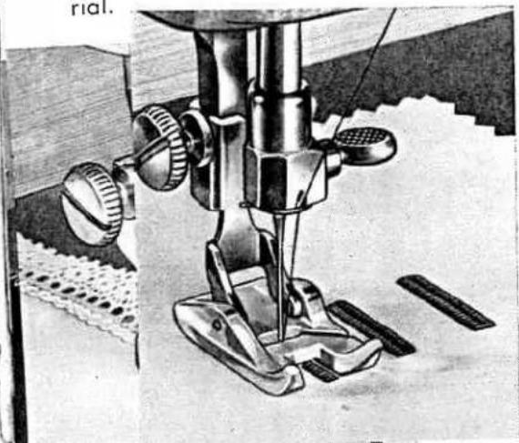 PFAFF 339 - a) Buttonholes with gimp thread - 1