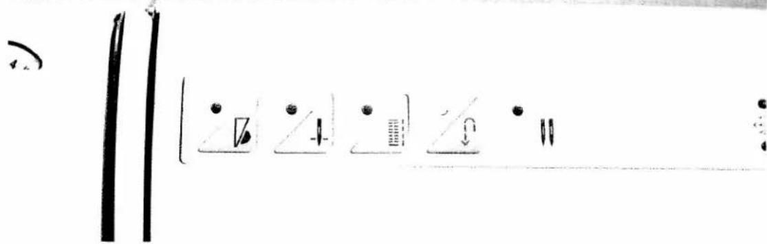 PFAFF 6250 - Buttonholes/tacking/single patterns - 1