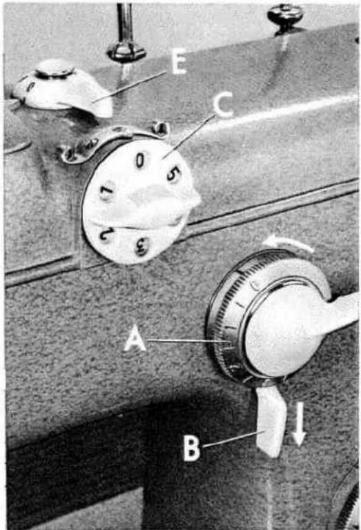 PFAFF automatic 262 - Foot Controls - 4