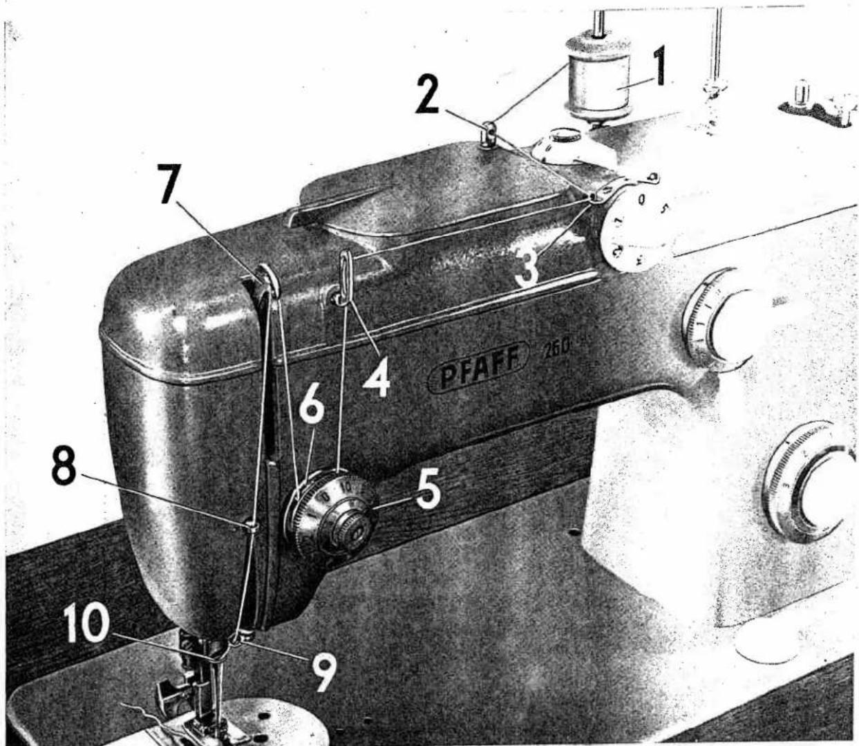 PFAFF automatic 262 - Upper Threading - 2