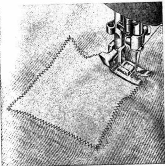 PFAFF automatic 262 - Inserting Lace - 3