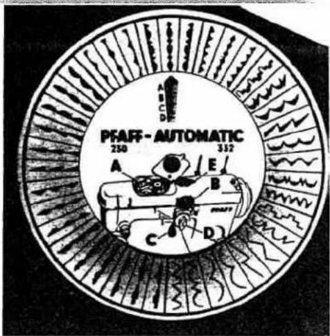 PFAFF automatic 332 - Two-Needle Decorative Sewing - 1