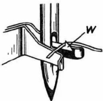 PFAFF automatic 332 - Operating the Automatic Needle Threader - 3