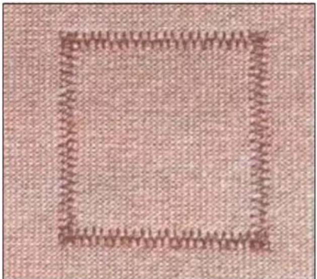 PFAFF ClassicStyle home 1529 - Sewing on patches - 1