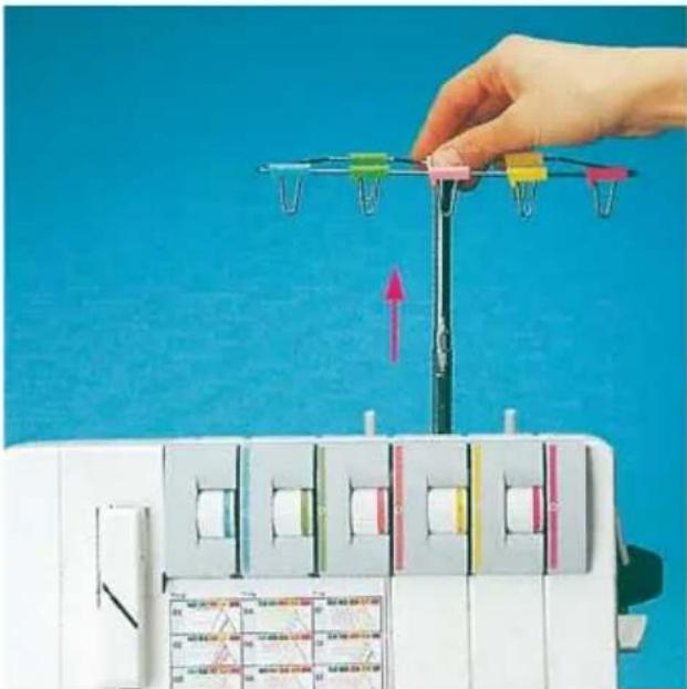 PFAFF coverlock 4852 - Spool holder - 1