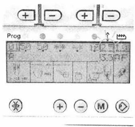 PFAFF coverlock 4872 - Activating the stitch programs programmable memories - 2