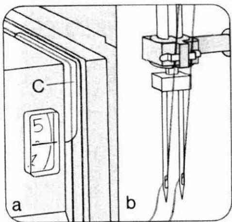 PFAFF creative 1472 - Cording sewn with the cording tongue - 2