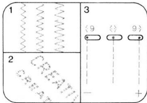 PFAFF creative 1472 - Stitch width setting: - 2