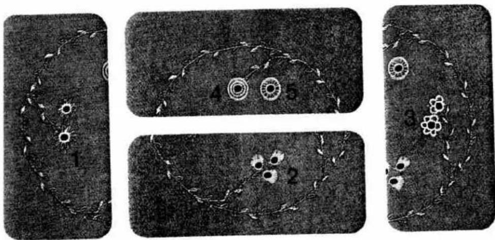 PFAFF creative 1472 - Eyelet embroidery with the eyeletting plate (special accessory) - 1