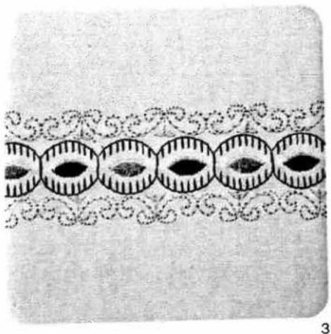 PFAFF creative 1472 - Third workstep: side motifs - 2