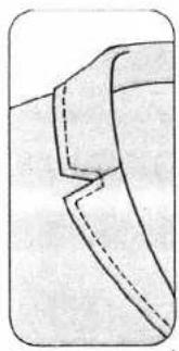 PFAFF creative 1472 - Top-stitching collar points - 9