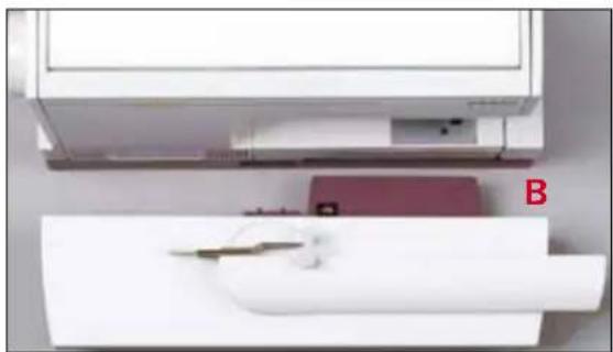 PFAFF creative 2170 - Connecting the embroidery unit Embroidery unit socket - 3
