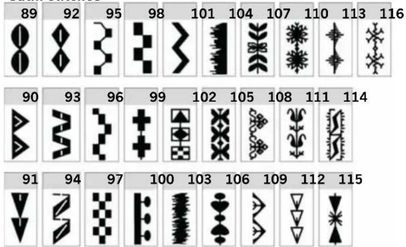 PFAFF creative 2170 - Decorative stitches creative 2170 - 3