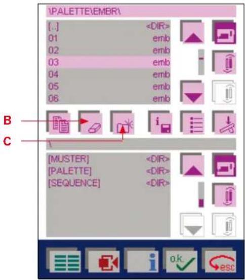 PFAFF creative 2170 - Create a directory (C) - 1