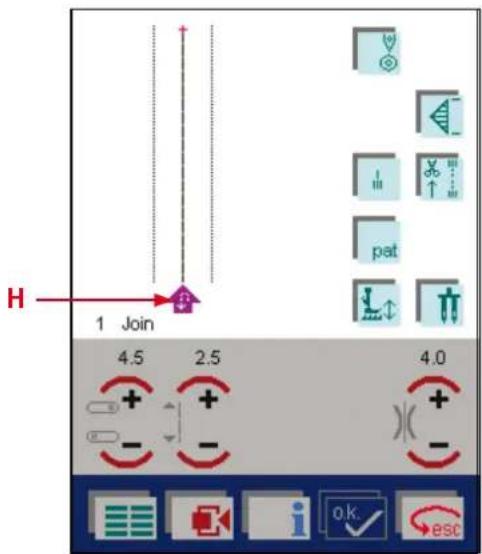 PFAFF creative 2170 - Reverse Sewing Button - 3