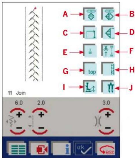 PFAFF creative 2170 - Sewing mode functions - 1