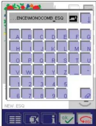 PFAFF creative 2144 - Save an embroidery combination - 1