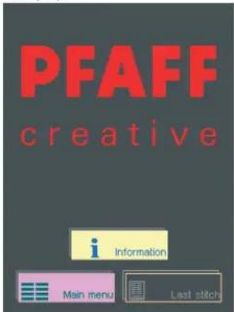 PFAFF creative 2144 - multi-color touch screen - 1