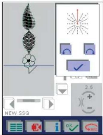 PFAFF creative 2144 - Arrange stitches within a sewing sequence - 1
