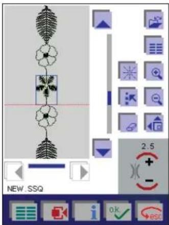PFAFF creative 2144 - Inserting a stitch in the sewing sequence - 2