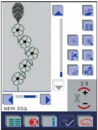 PFAFF creative 2144 - Arrange stitches within a sewing sequence - 3