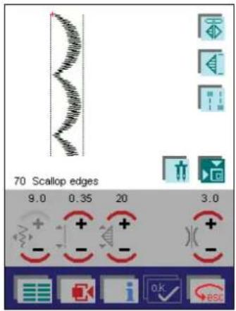 PFAFF creative 2144 - Selecting decorative stitches - 5