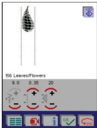 PFAFF creative 2144 - Select a stitch from the machine - 3