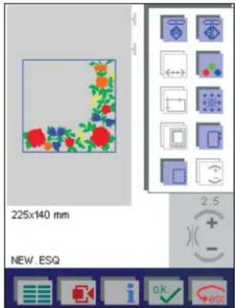PFAFF creative 2144 - Move the design within the hoop - 1
