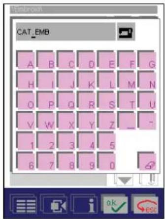 PFAFF creative 2144 - Renaming data - 1