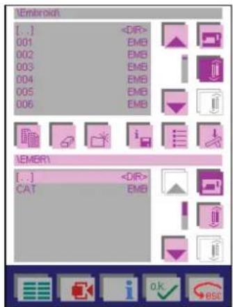 PFAFF creative 2144 - Renaming data - 2