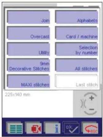 PFAFF creative 2144 - Embroidery combinations Create an embroidery combination - 3