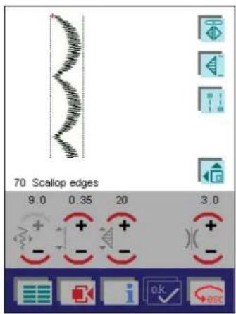 PFAFF creative 2144 - Selecting decorative stitches - 4