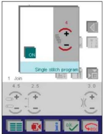 PFAFF creative 2144 - Single stitch selection - 2