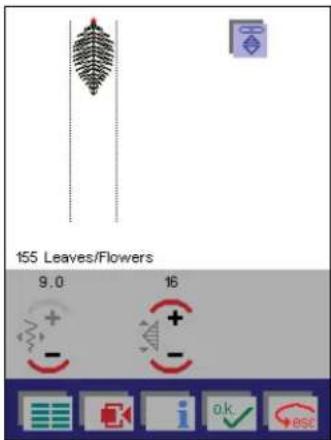 PFAFF creative 2144 - Selecting a stitch/design that is stored on a card: - 2
