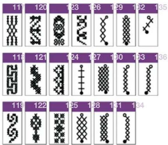 PFAFF creative 2144 - Decorative stitches creative 2144 - 4