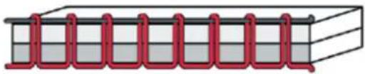 PFAFF creative 2144 - Bobbin thread is visible on the top side of the fabric: - 1